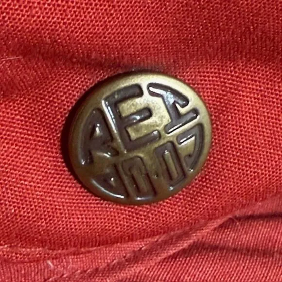 Vintage REI Co-op Women's Red Goose Down Puffer Jacket S Removable Hood - Picture 7 of 11